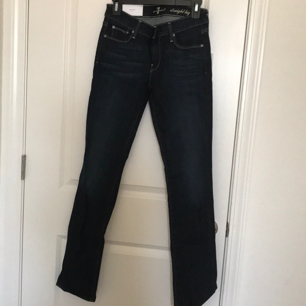 7 for All mankind strait leg jeans